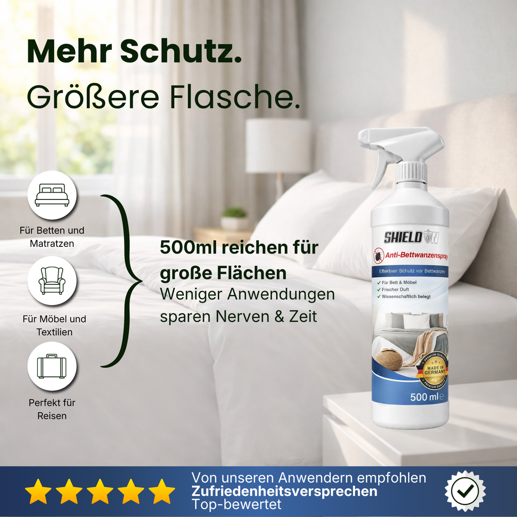 Shield ON Bettwanzenspray 500ml