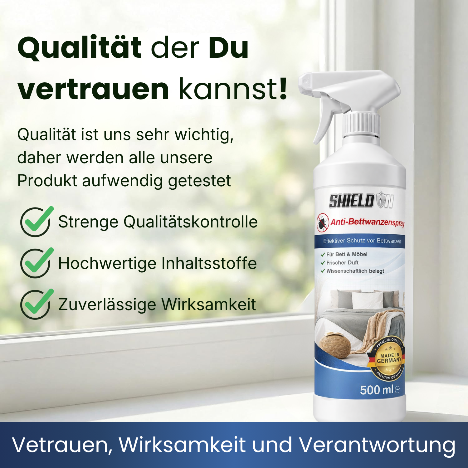 Shield ON Bettwanzenspray 500ml